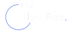 TheBlueBox logo white